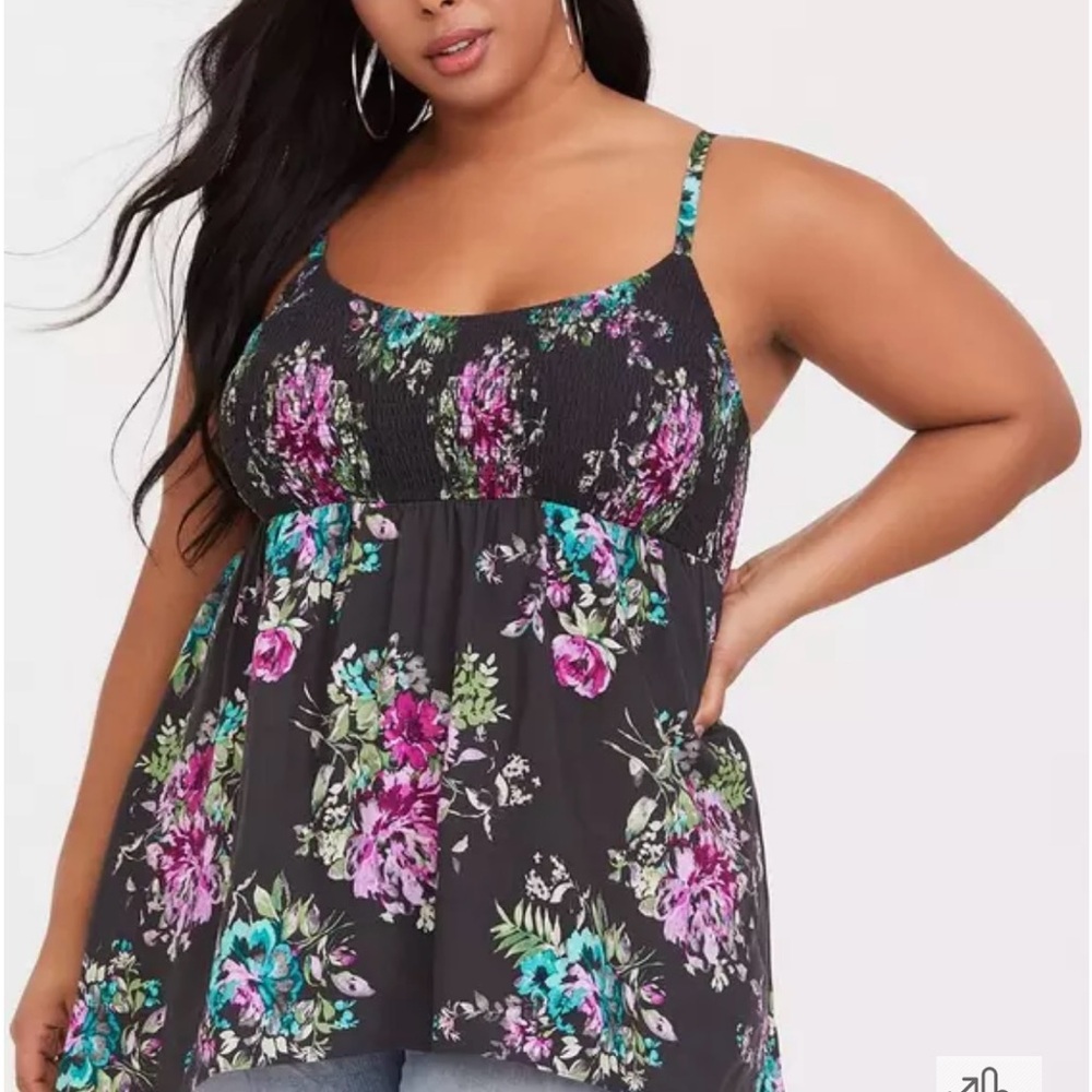 Torrid plus size 3x Floral Print Women's Top new without tags